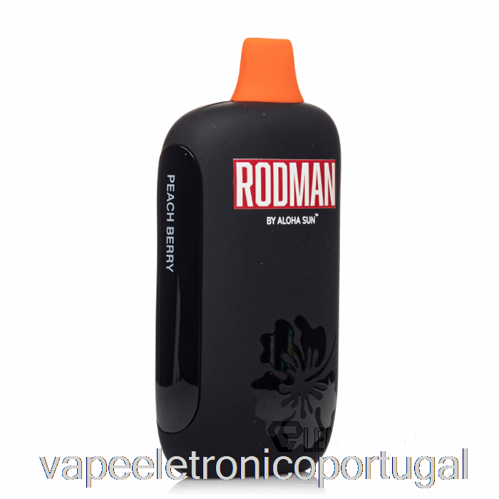 Vape Eletrônico Rodman 9100 Descartável Pêssego Berry